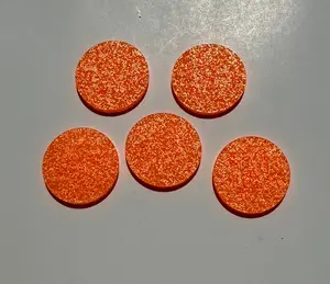 Orange Glitter Dot Counters