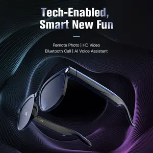 Ai Smart Glasses with HD Lenses and Camera, Video Recording, Intelligent Translation, Wireless Calls, Music Playback, Portable Sports Eyewear, Multifunctional Smart Glasses