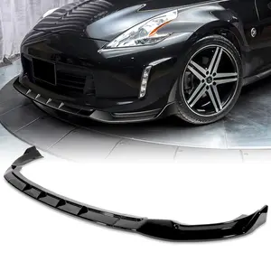 GT-Style Front Bumper Lip Body Kit Spoiler Compatible with 2013 - 2020 Nissan 370Z Bumper ( Do Not Fit Nismo Bumper )