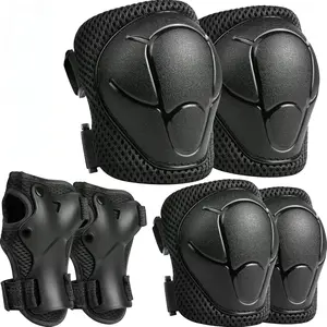 Kids Protective Gear Set, Knee and Elbow Pads with Wrist Guards for Ages 3-8 Year Toddler, 3 in 1 Enhanced Material Protective for Skating Cycling Bike Roller Scooter, Includes Organizer Bag