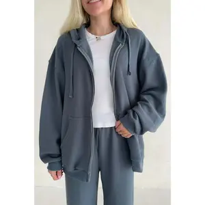 Sundays Waffle Knit Hoodie in London Fog