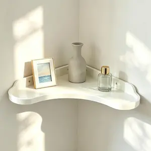 Corner Shelves, Heart Shaped Floating Corner Wall Shelf, Multi-Purpose Corner Storage Shelving for Bedroom, Kitchen, Living Room, Bathroom Decor & Small Household Items