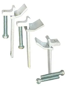 212 MAIN Model 42-2107 Adjustable Sink Rim Clip Hardware 10-Pack, with Adjustable Clamp Height for Tile/Stone Kitchen Fixtures
