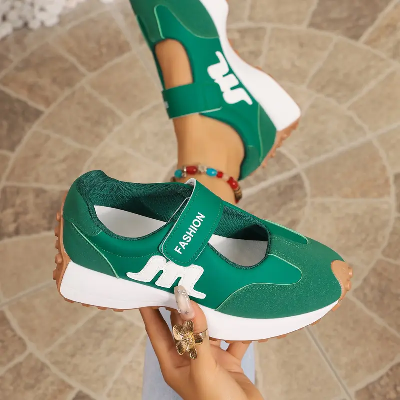 Women's Athletic Shoes Spring Autumn Elegance Fashion Stylish Sneaker Casual Round Toe Low Top Lace-Up Thick Sole Breathable Outdoor Fashion Sports Sneakers Thick Soled Sneakers