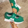 Women's Athletic Shoes Spring Autumn Elegance Fashion Stylish Sneaker Casual Round Toe Low Top Lace-Up Thick Sole Breathable Outdoor Fashion Sports Sneakers Thick Soled Sneakers