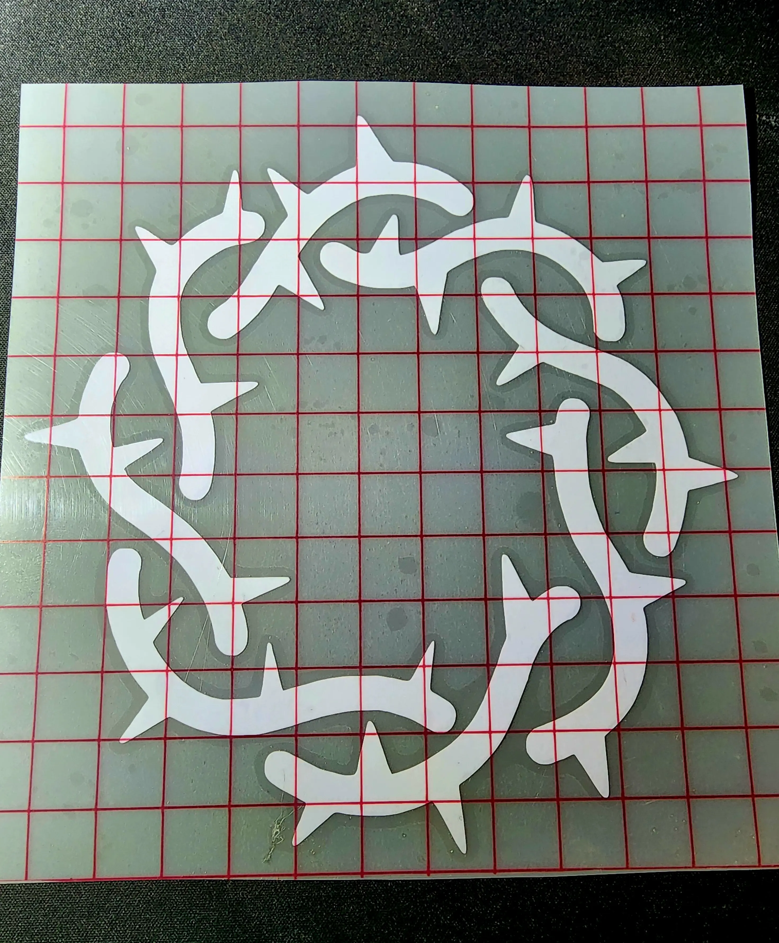 Bad Omens Symbol Vinyl Window Decal Heavy Metal Alternative Metal Goth Handmade in USA Easy Install Long Lasting Water & UV Resistant Decorative Sticker