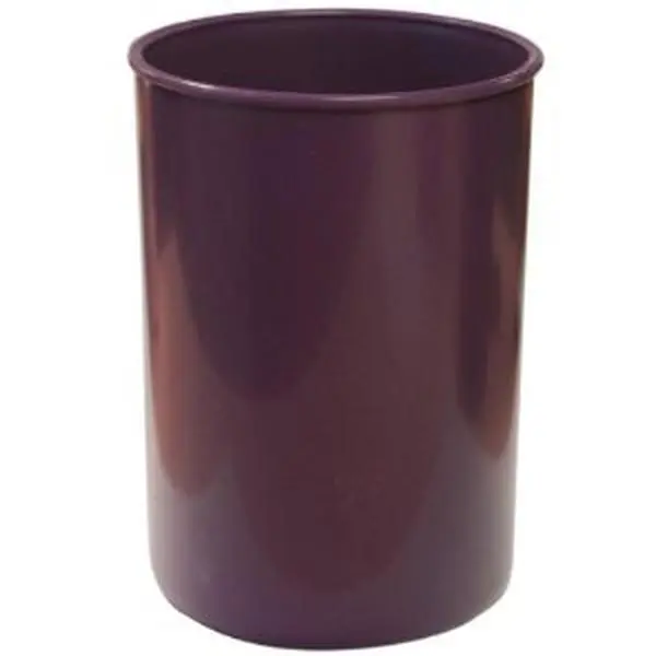 Reston Lloyd Calypso Basics Solid Polypropylene Utensil Holder, Cylindrical Design for Kitchen Organization and Storage, Dishwasher-Safe, 6.5x4.25", Plum, Plain Solid, 4.25" Diameter, 6.5" Tall, Camping, Outdoor Use, Kitchen Accessories, Tabletop, Round S