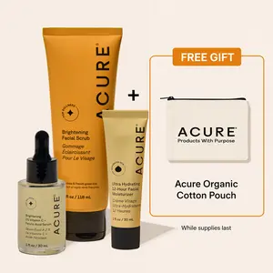 Glow-Up Skin Starter Kit - Facial Cleanser, Brightening Serum, Hydrating Skincare Essentials for Daily Use
