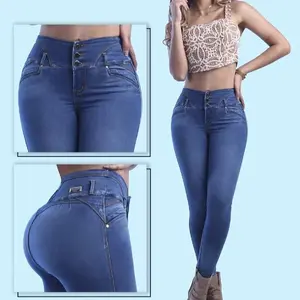Colombian Butt-Lift Jeans High Waist Premium Stretch Fabric Push-Up