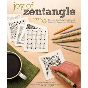 Joy of Zentangle: Drawing Your Way to Increased Creativity, Focus, and Well-Being (Design Originals) Instructions for 101 Tangle Patterns from CZTs Suzanne McNeill, Sandy Steen Bartholomew, & More Paperback – November 1, 2012