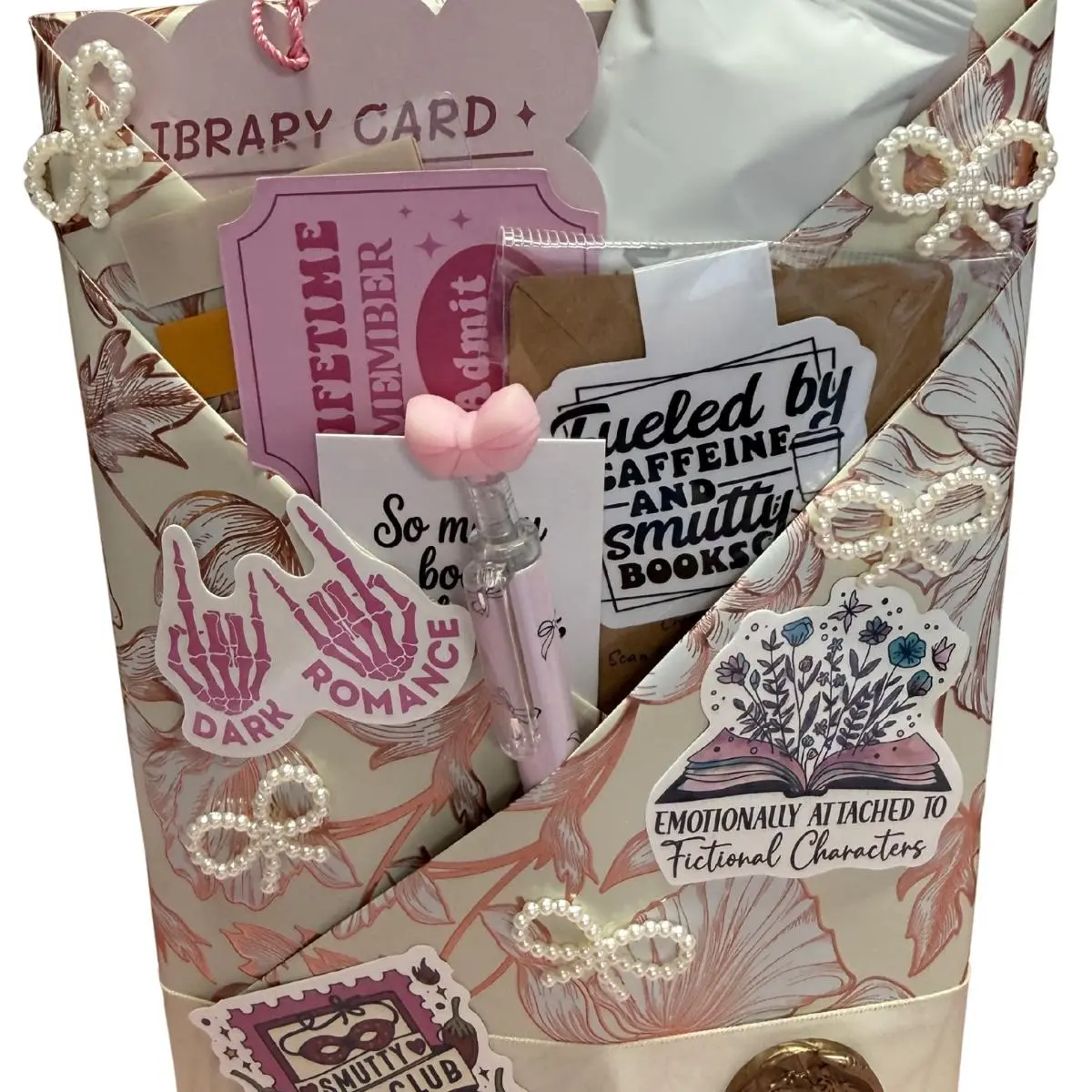Blind Date With A Book, stickers, bookmarks, Pen, and more! Blind Date With A Book, stickers, bookmarks, Pen, and more!