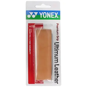 Yonex Premium Leather Grip Tennis Replacement Grip Brown