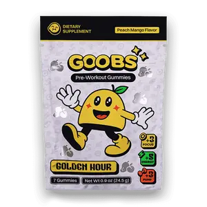Golden Hour (Peach Mango) - Pre workout Gummy