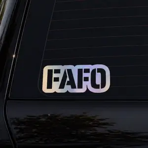 FAFO Decal 6 inch Multiple Color Choice