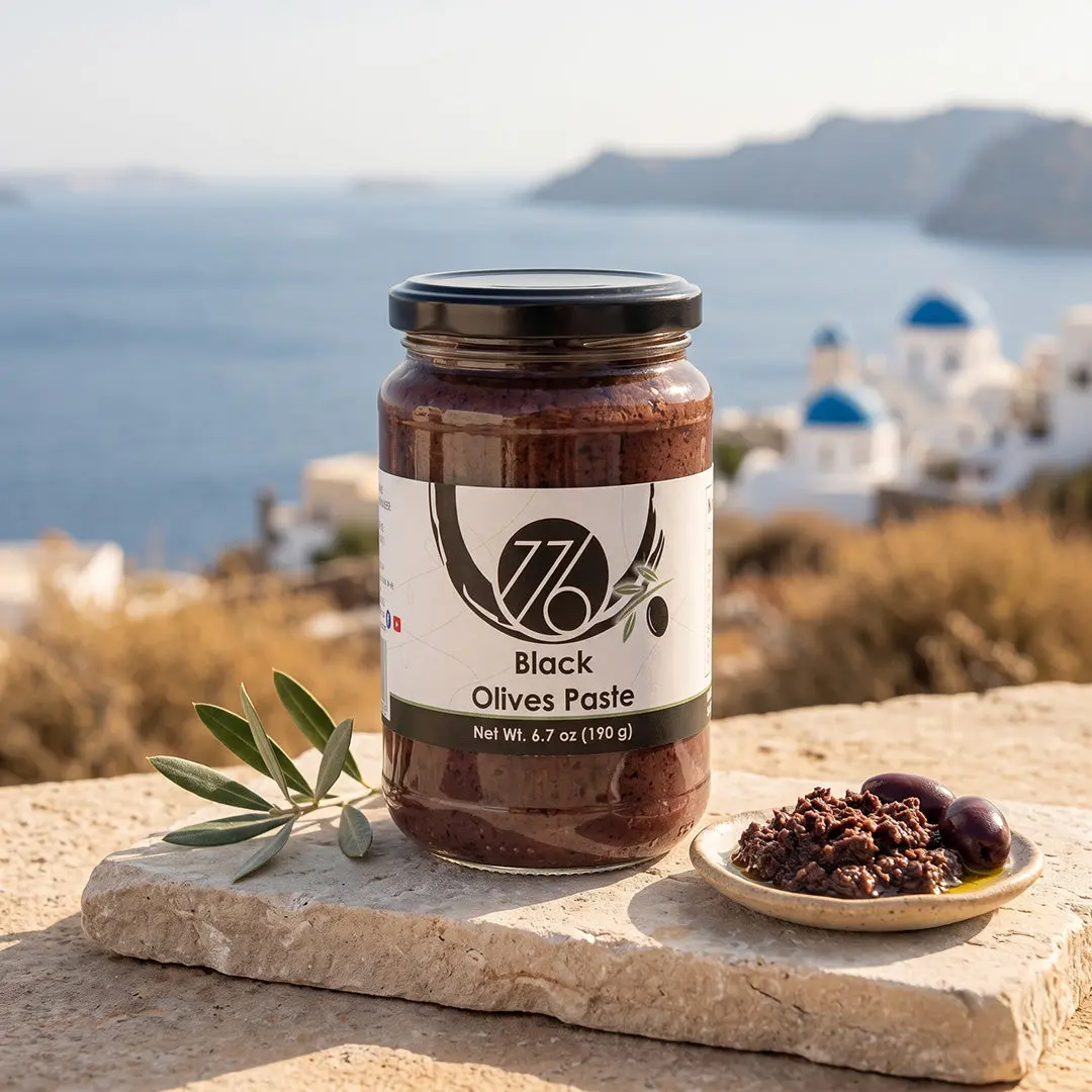 Black Olives Paste – Premium Handpicked Savory Mediterranean Olive Tapenade and Spread