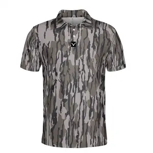 Vexil Brand - Bottomland Camouflage Outfit Summer, Men's Performance Polo Casual Golf Shirt