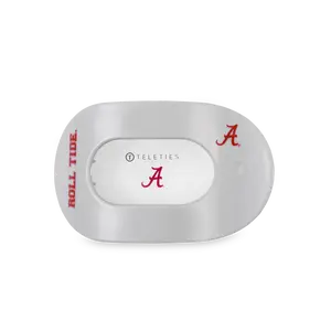 Roll Tide! Medium Flat Round Hair Clip