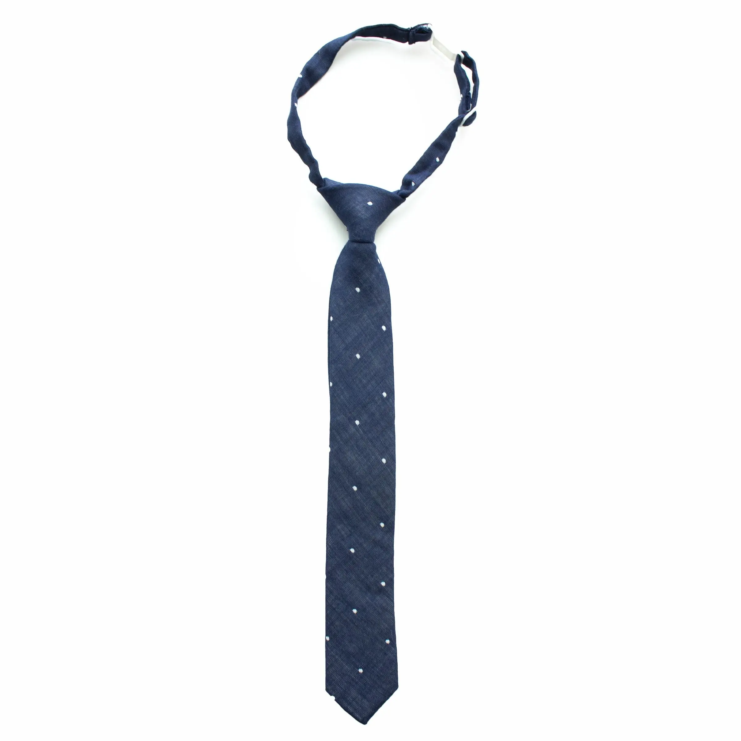 Navy Dot - Boys Tie