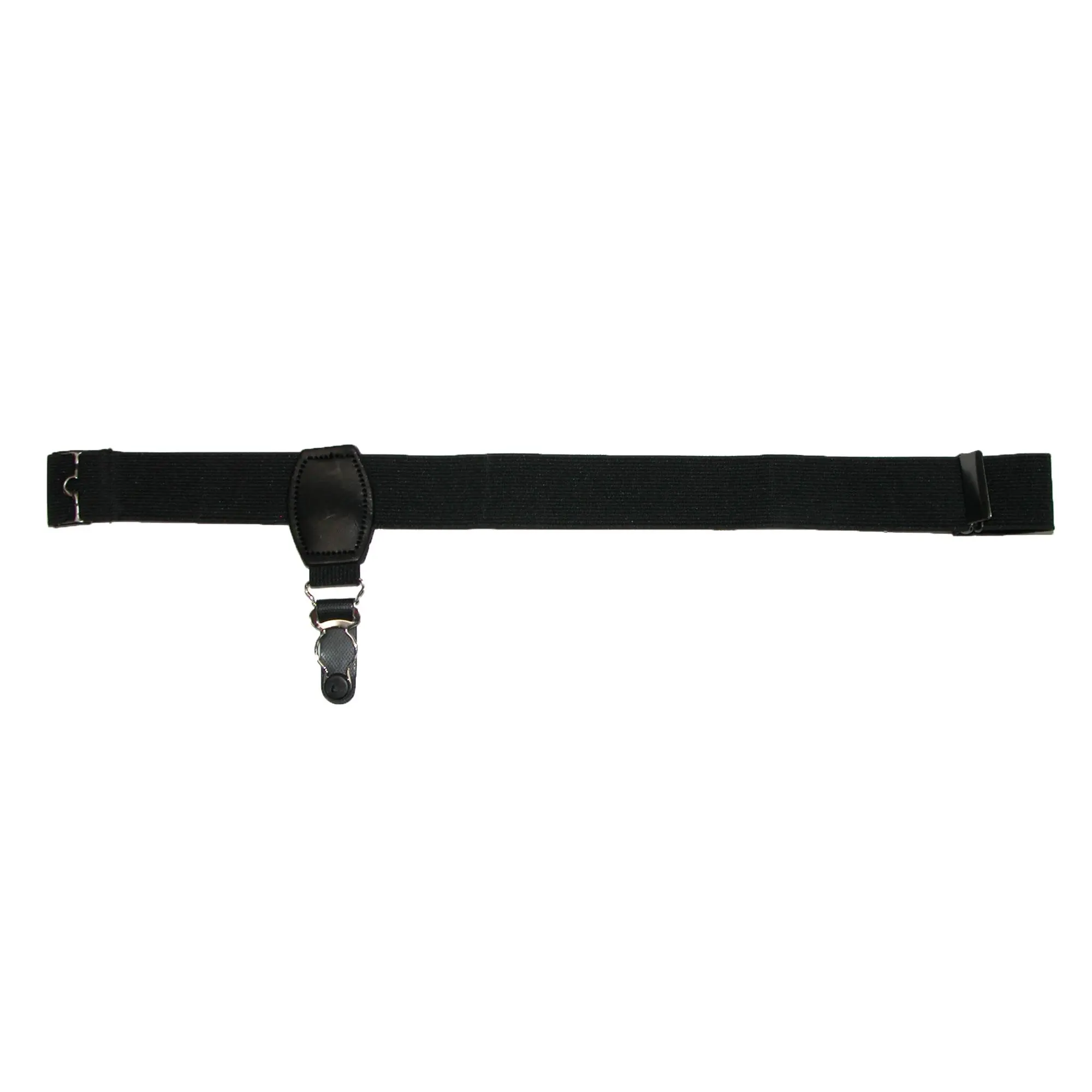CTM Men's Elastic 1 Inch Sock Garters with 1 Clip, Garters