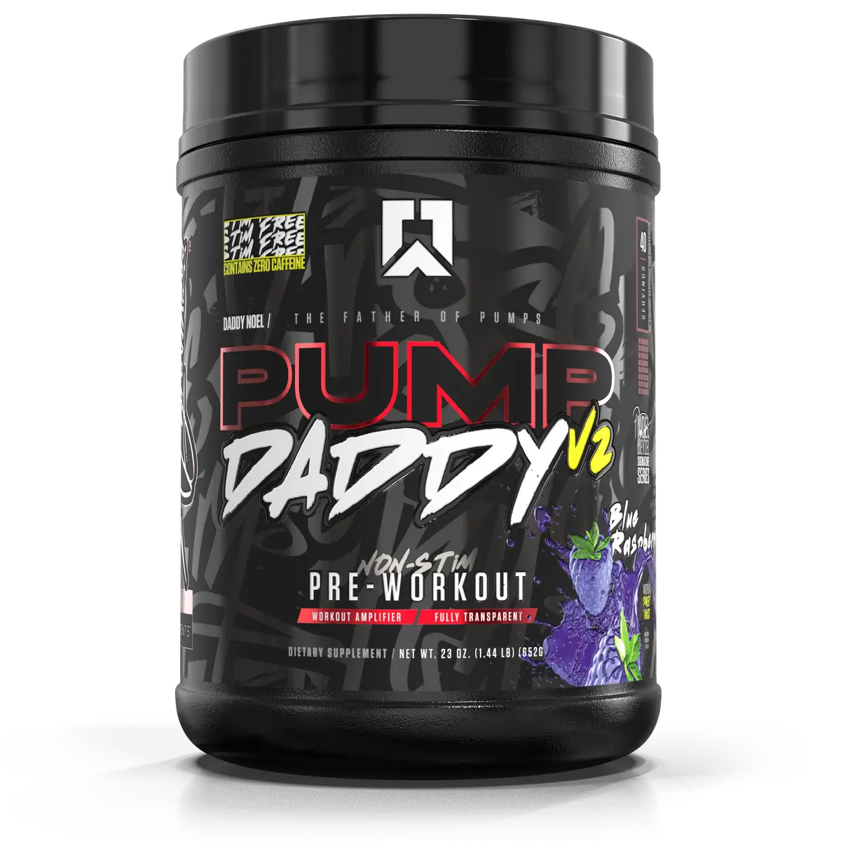 Ryse Supps Pump Daddy V2 Non Stimulant Pre Workout Supplement