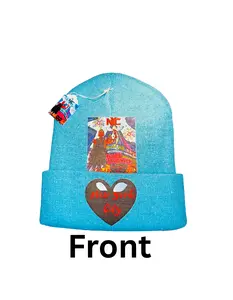 Daddimomma NYC Peek-A-Boo NYFW Collection Beanie in Soft Cotton Material with Unique Peek-A-Boo Design for Casual Wear