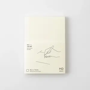 MD Notebook A6 Blank | Lay-Flat 180°, Fountain Pen Friendly, MD Paper