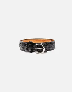 90s Leather Belt -#1197