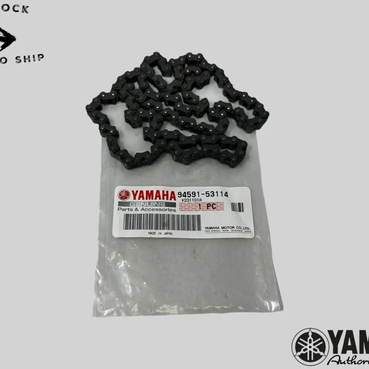 Yamaha Genuine OEM Authentic Chain 94591-53114-00