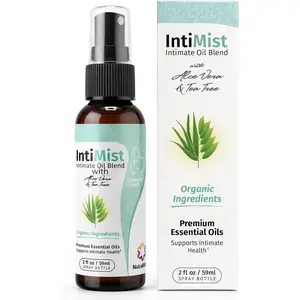 NutraBlast Intimist Feminine Essential Oils Blend Spray (2 fl oz) | All Natural Intimate Deodorant for Women | Works Well for Dryness, Odor, Itching & Burning