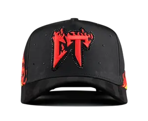 MZ HATS CT FLAMES BLACK SNAPBACK HAT MZCTFLAMES BLK
