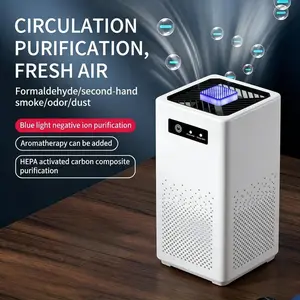 Portable Negative Ion Air Purifier with HEPA Filter, With 2 High Quality Filter Cartridge, USB Powered Use, Remove Odor and Dust, Enhance Indoor Air Quality, Suitable for Indoors, Offices, Bathrooms, and Bedrooms#fathersdaygift
