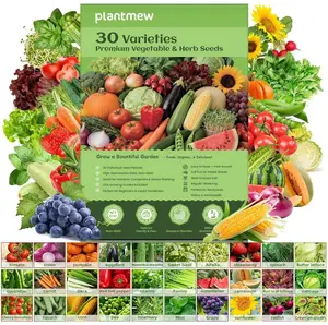 【Seed Vault】 Heirloom Vegetable Seeds Planting Kit - 15,000+ Non-GMO Seeds for Hydroponic, Indoor & Outdoor Gardening | Includes Tomato, Cucumber, Carrot Seeds & Survival Backpack Emergency Gear