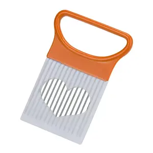 Onion Slicer Holder – Stainless Steel Vegetable Cutting Guide