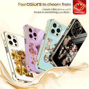 Aesthetic Highland Cow LOVE Case – Cute Farm Animal Cover for 【iPhone 16 Pro】666