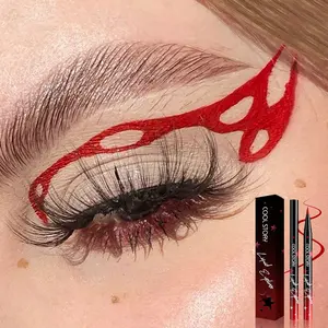 Matte Liquid Eyeliner Pen, High Pigmentation, Fast Drying, Ultra-Fine Tip, Long-Lasting Waterproof, Smudge-Proof, Smooth Application, Ideal for Beginners