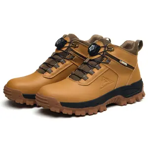 Men’s safety shoes, safety boots, anti-smash and anti-puncture work shoes, indestructible, comfortable, non-slip and durable lace-up work shoes, men’s construction and industrial shoes, steel toe shoes, men’s work boots, men’s work safety shoes