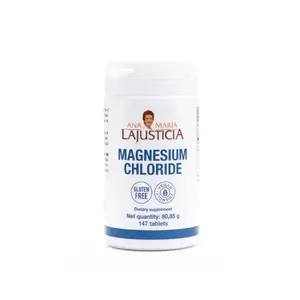 Ana Maria Lajusticia Magnesium Chloride 147 tablets - Supports Muscle Relaxation Supplement Healthcare Stress Relief Magnesio Dietary Fitness magnesium supplement