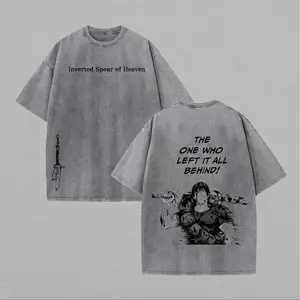 Jujutsu Kaisen Megumi Fushiguro Printed Unisex Washed T-Shirt a30