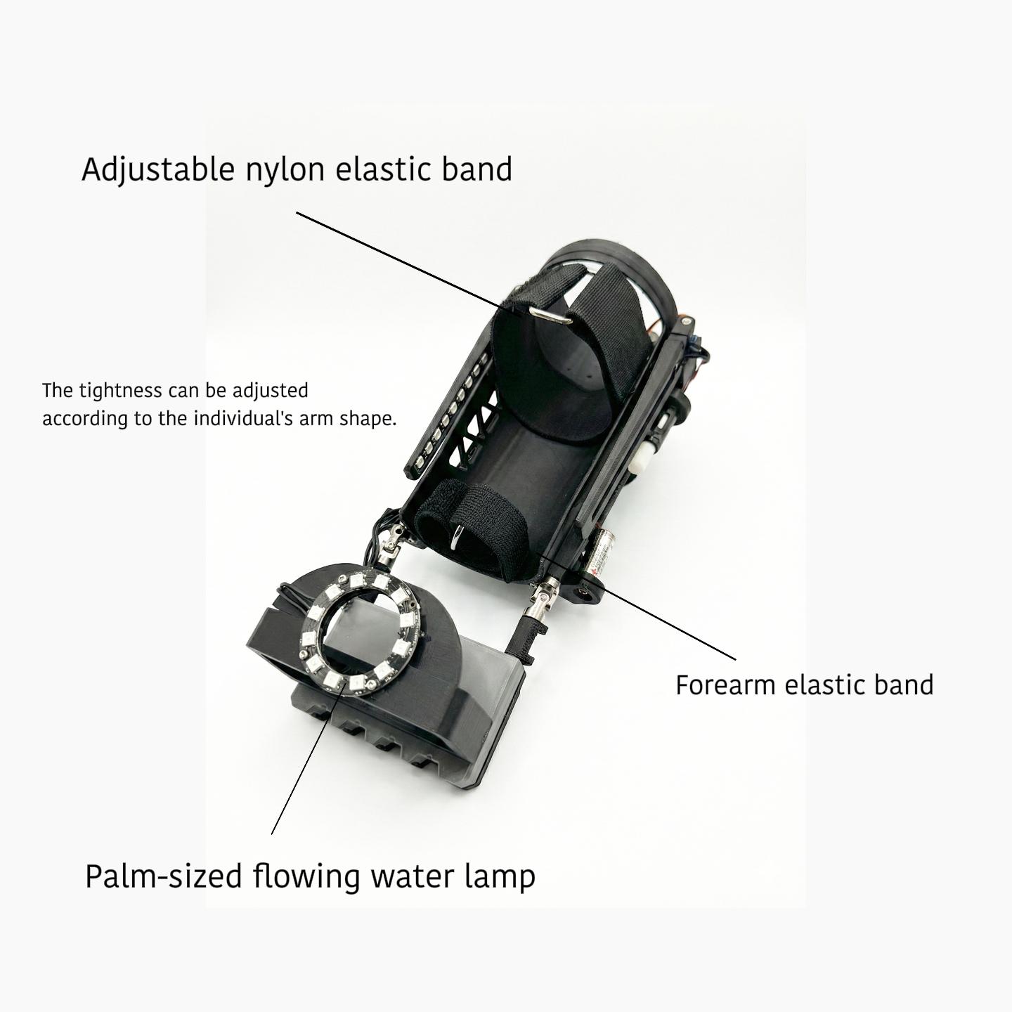 Dimensions Toys Cyberpunk-inspired LED Genos Cyber mechanical arm, 11.8 inches.Handmade cosplay anime toys, home décor, and stress-relieving toys are suitable for anime lovers and festive partiesCreative toys available in the US.