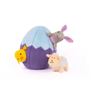 Zippy Burrow - Easter Egg and Friends - Dog Toy