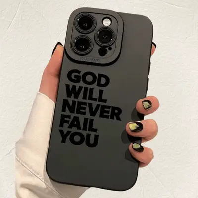 God Will Never Fail You Phone Case TikTok Shop