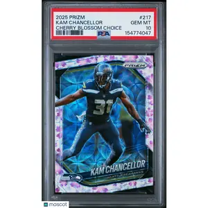 2025 Panini Prizm Kam Chancellor Cherry Blossom Choice #217 PSA 10 15/15