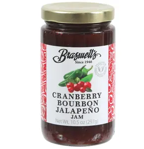 Braswell's Cranberry Bourbon Jalapeno Jam 10.5 OZ