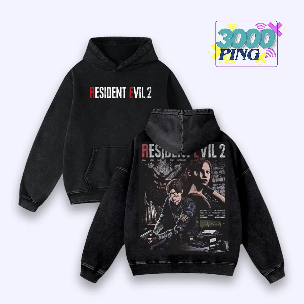 Resident Evil 2 Remake Hoodie & T-Shirt Leon & Claire Graphic