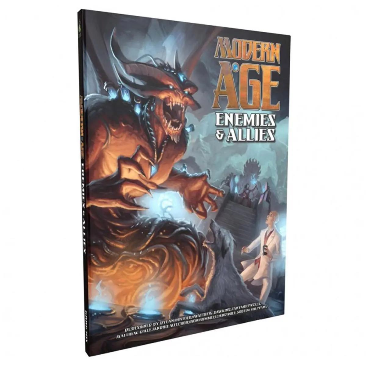 212 MAIN Green Ronin Publishing GRR6305 Modern AGE Enemies & Allies Storytelling Game Book - Horror, Fantasy, SF Themed, with Game Systems for Heat-Resilient Children's Literature & Art Reading, Crime Dramas