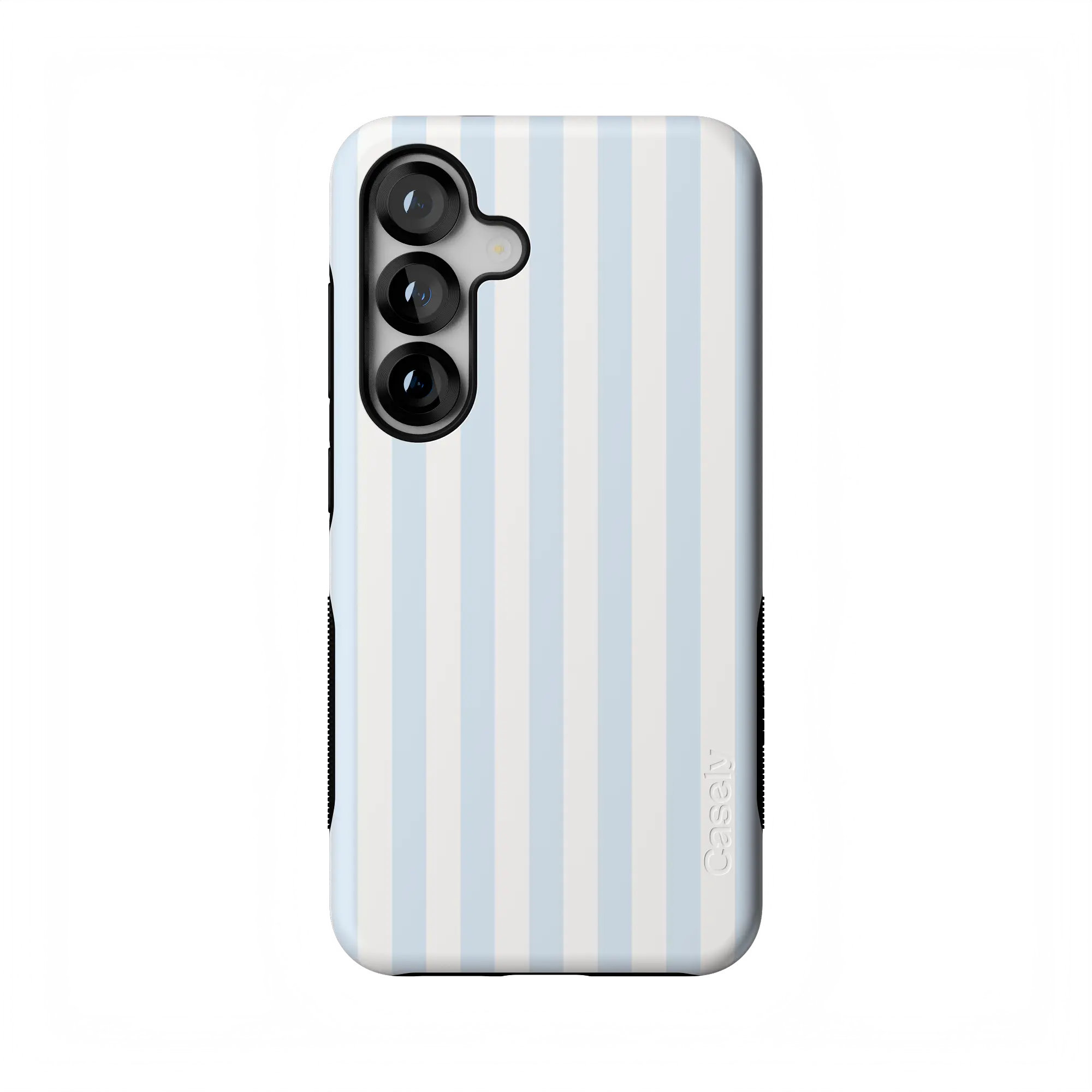 Casely Galaxy S25 Case | Sunday Best | Blue Stripes | Bold Protective Design | Compatible with MagSafe