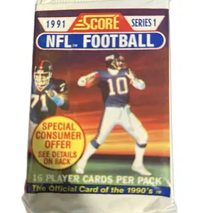Loudon Twp Fire Department fund risers one pack of 1991 score football series 1