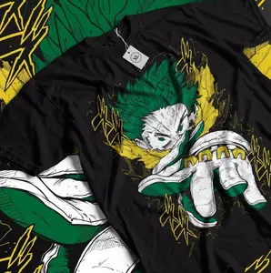 [SALE OFF 50%] Deku T-shirt My Hero Academia Japanese Manga Anime Midoriya Dabi Shoto Shirt
