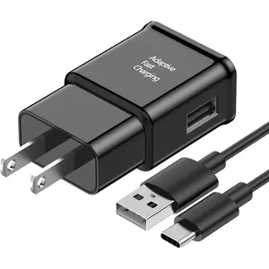 Fast charger for Samsung USB C charger fast charging Type C 6ft cable cord for Samsung Galaxy phone S10/s10e/S10 +/S9/S9 +/S8/S8 +/S25/S24/S23/S22/S21/S20/ Ultra/Note 20/Note 10/Note 9