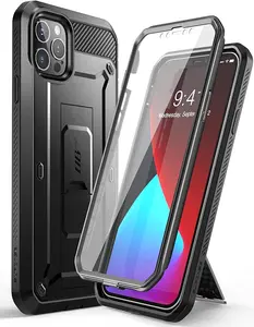 SUPCASE Outdoor Protective[Military-Grade Drop Protection] phone Case (Unicorn Beetle Pro) for iPhone 12 / 11 / Xs / X / 8 / 7 / SE 2 / SE 3 Series Built-in Screen Protector Full-Body Rugged Holster with Stand& Belt-Clip  phones Case Accessories